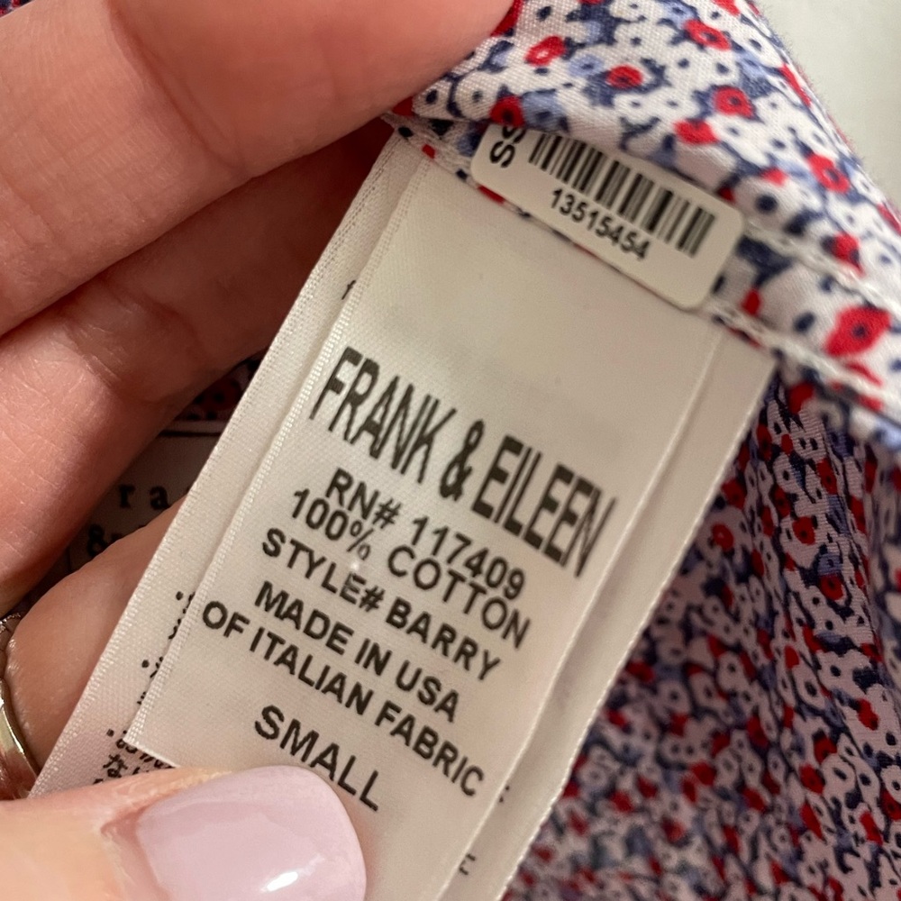Frank & Eileen Barry women’s cotton Button Down Shirt - Picture 4 of 8